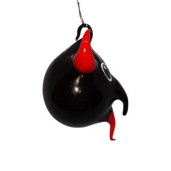 Kopf Teufel / Krampus, Glas, 2. Hälfte 20. Jahrhundert
