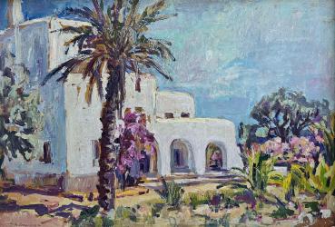 Südländische Landschaft, Ida Maria Bauerreiss, 1902 - 1994