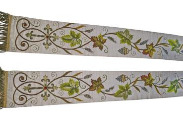 Antique Stole for Vestment, Casuble, Ornat, ~ 1900