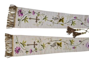 Antique Stole for Vestment, Casuble, dated 1931