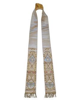 Antike Stola für Ornat, Messgewand, Vestment, um 1900