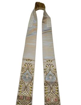 Antike Stola für Ornat, Messgewand, Vestment, um 1900