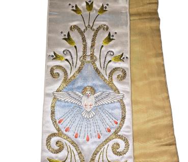 Antike Stola für Ornat, Messgewand, Vestment, um 1900