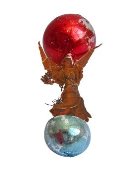 Ballon mit Engel Oblate, um 1920