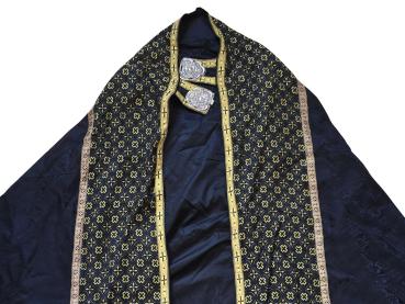 Black Pluviale, cope, vestment, ~ 1900