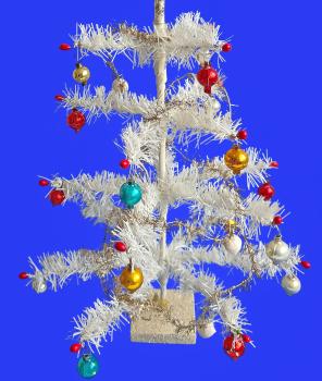 Antique Christmas tree, 43 cm, 50s/60s