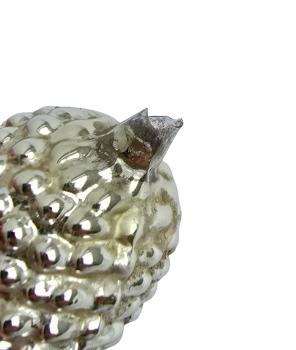 Antiker Christbaumschmuck, verspiegelte Jugendstil Kugel um 1900