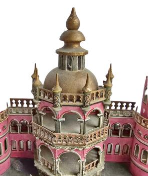 Antique Grulich nativity scene building, Oriental Palace, around 20s