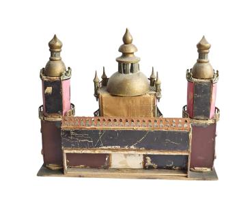 Antique Grulich nativity scene building, Oriental Palace, around 20s