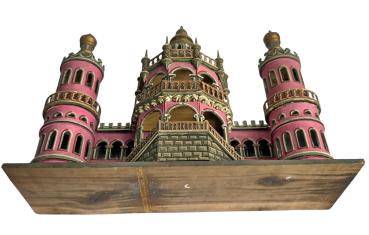 Antique Grulich nativity scene building, Oriental Palace, around 20s