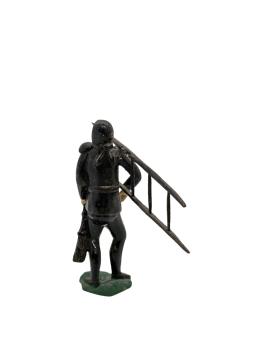 Antike Grulicher Krippenfigur, Schornsteinfeger, um 1880/1900