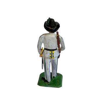 Antike Grulicher Krippenfigur / Soldat um 1900  (10 cm)