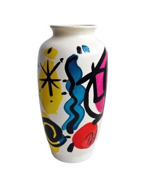 Peter Robert Keil (geb. 1942 Züllichau),  Keramik Vase datiert 1987