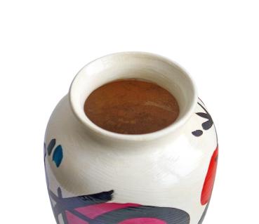 Peter Robert Keil (geb. 1942 Züllichau),  Keramik Vase datiert 1987