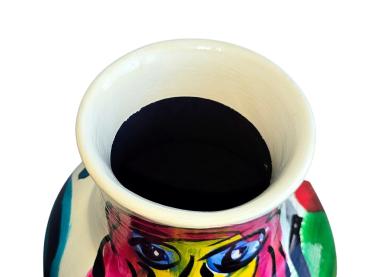 Peter Robert Keil (born 1942 Züllichau), ceramic vase, dated 1987