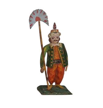 Antike Grulicher Krippenfigur, Orientale / Türke um 1900 (7 cm)