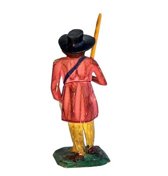 Antike Grulicher Krippenfigur / Hirte um 1900 (10 cm)