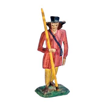 Antike Grulicher Krippenfigur / Hirte um 1900 (10 cm)