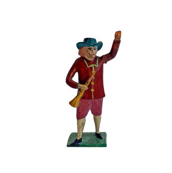 Antike Grulicher Krippenfigur / Hirte um 1900 (10 cm)