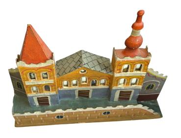 Antikes Grulicher Krippengebäude, um 1900