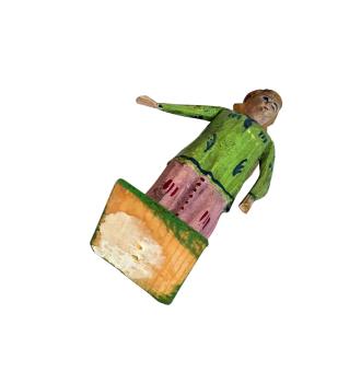 Antike Grulicher Krippenfigur / Engel um 1920   (10 cm)