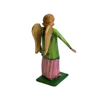 Antike Grulicher Krippenfigur / Engel um 1920   (10 cm)