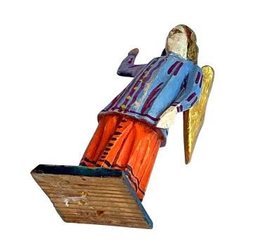 Antike Grulicher Krippenfigur / Engel um 1900  (10 cm)