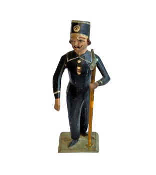 Antike Grulicher Krippenfigur /Bergmann um 1900 (10 cm)