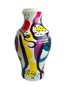 Peter Robert Keil (born 1942 Züllichau), ceramic vase, dated 1986