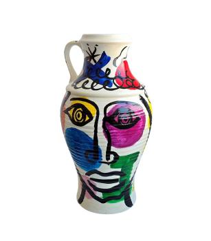 Peter Robert Keil (born 1942 Züllichau), ceramic vase, dated 1986