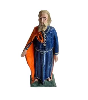 Antike Grulicher Krippenfigur / Josef um 1900 (10 cm)
