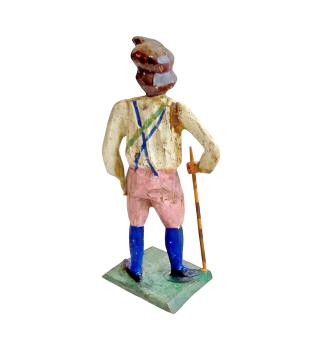 Antique grulich crib figurine, shepherd, around 1900 (10 cm)