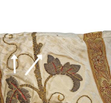 Antique chasuble, vestment, Ornat, around 1900