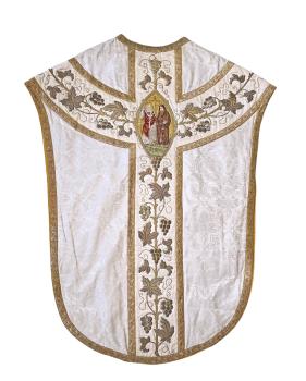 Antique chasuble, vestment, Ornat, around 1900