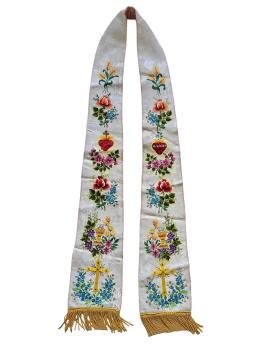 Antique Stole for Vestment, Casuble, Ornat, ~ 1920