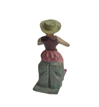 Antique grulich crib figurine, Shepherd, around 1900  (10 cm)