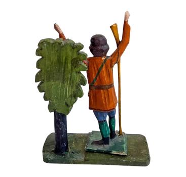Antique grulich crib figurine, shepherd around 1900  (10 cm)