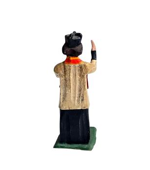 Antique grulich crib figurine, Priest around 1900 (10 cm)