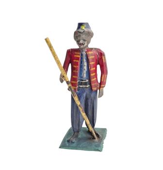 Antique grulich crib figurine, Oriental around 1900 (10 cm)