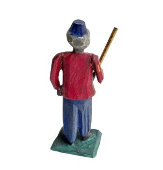 Antique grulich crib figurine, Oriental around 1900 (10 cm)