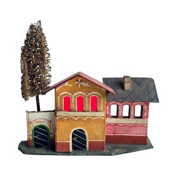 Antique Grulich crib building, around 1900