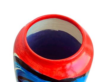 Peter Robert Keil (born 1942 Züllichau), ceramic vase, dated 1987