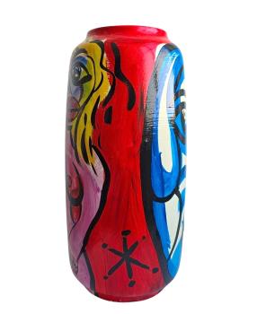 Peter Robert Keil (born 1942 Züllichau), ceramic vase, dated 1987