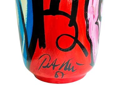 Peter Robert Keil (born 1942 Züllichau), ceramic vase, dated 1987