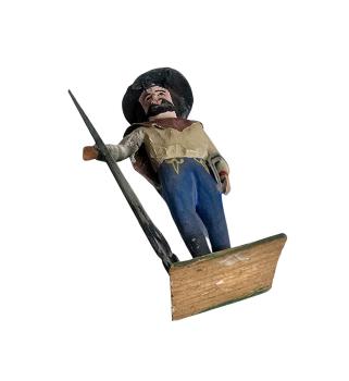 Antique grulich crib figurine, Shepherd around 1900  (10 cm)