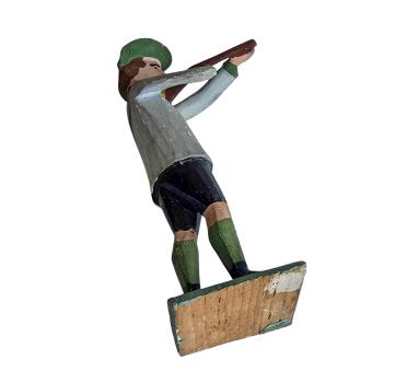 Antique grulich crib figurine, Huntsman around 1900 (10 cm)
