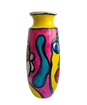 Peter Robert Keil (geb. 1942 Züllichau),  Keramik Vase datiert 1985