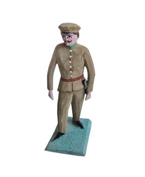 Antique grulich crib figurine, Soldier, around 1900  (10 cm)