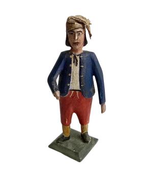 Antique grulich crib figurine, Miller around 1900 (10 cm)