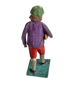 Antique grulich crib figurine, Gift bringer  around 1900 (10 cm)